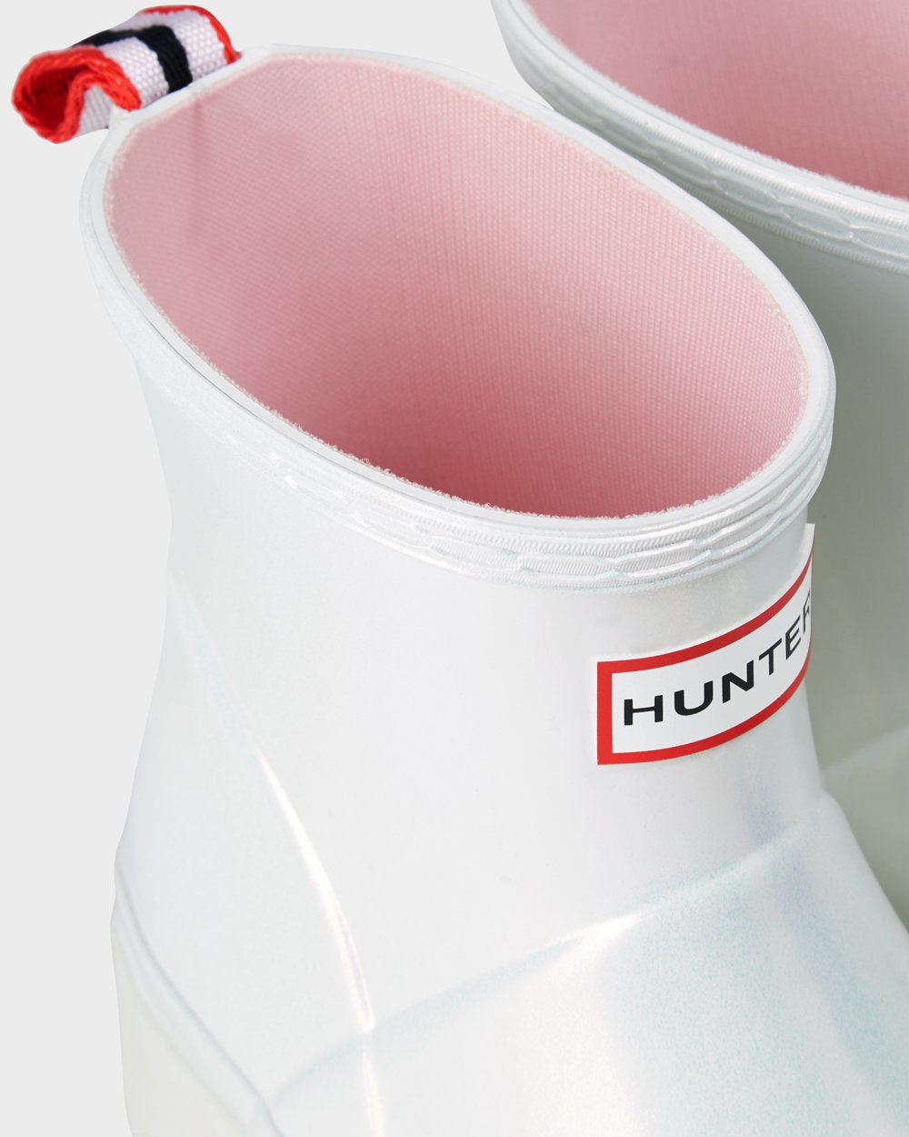 Botas Play Hunter Feminina Prateadas - Original Short Nebula Rain - 87SJXGCTA